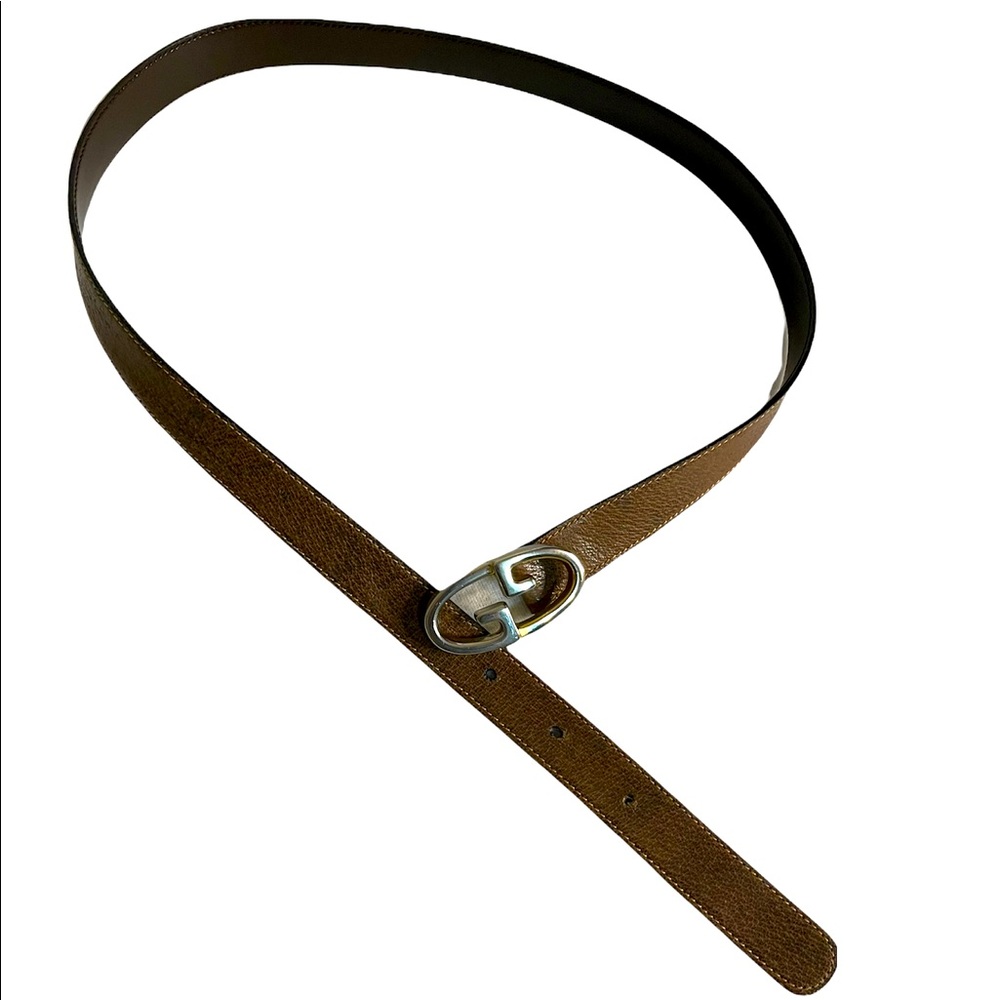 💯% Authentic Vintage Gucci Belt With GG Monogram